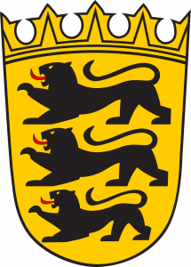 Kleines Landeswappen von Baden-Württemberg